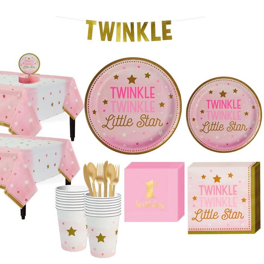 Pink Twinkle Twinkle Tableware Kit
